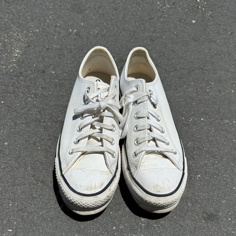 Converse White Low Top Sneakers